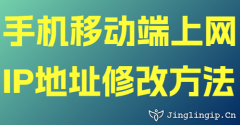 手機移動端上網(wǎng)IP地址修改方法